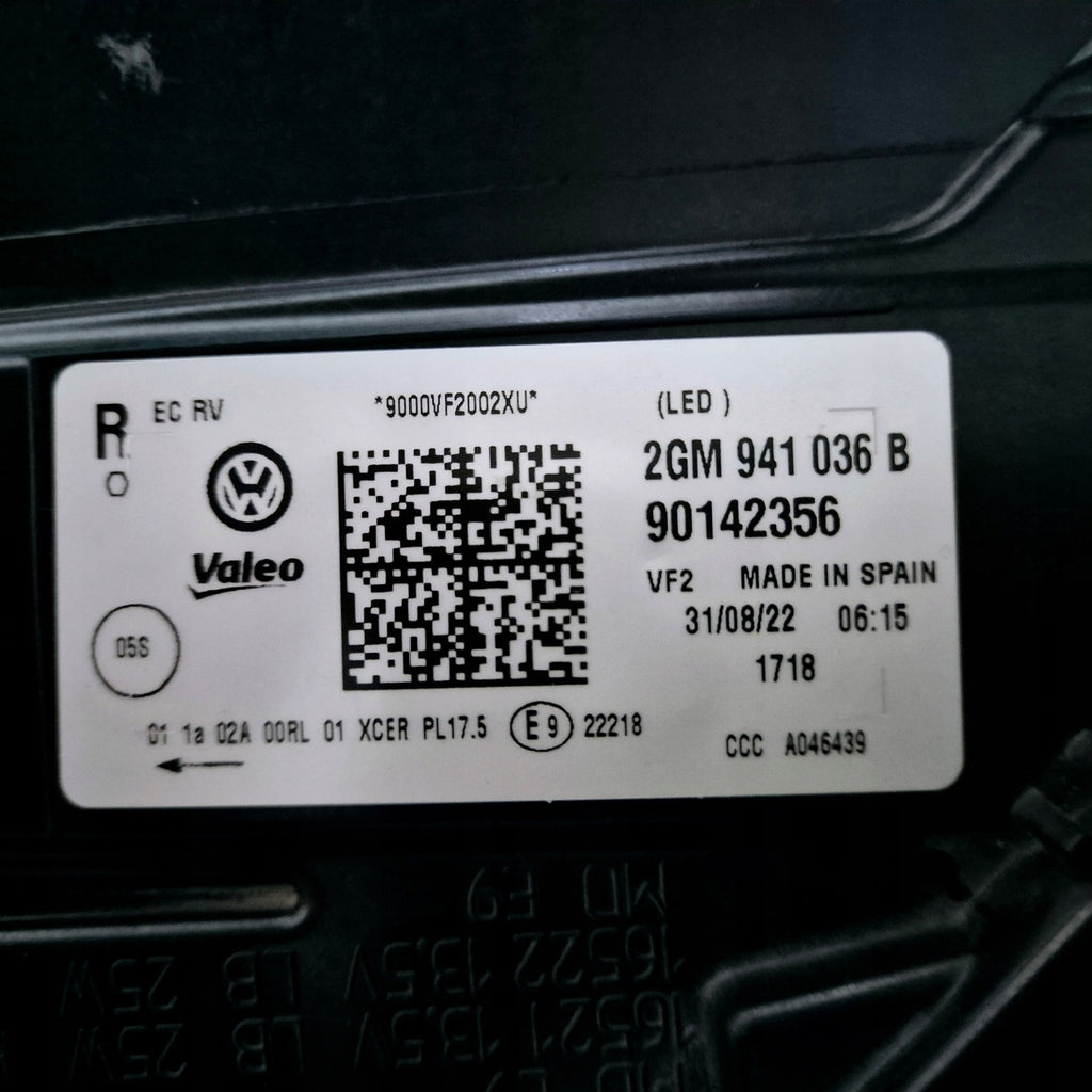 Frontscheinwerfer VW T-Cross 2GM941036B LED Rechts Scheinwerfer Headlight