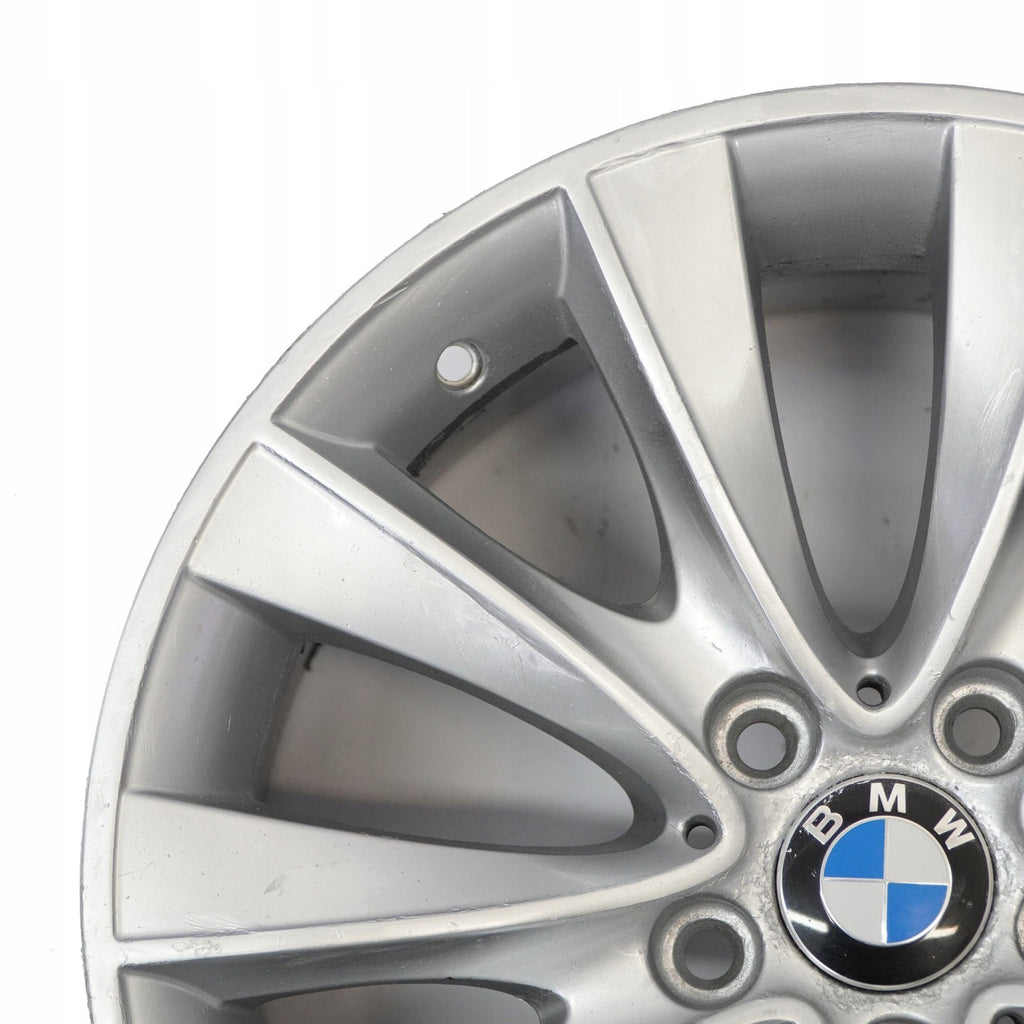 1x Alufelge 18 Zoll 8.0" 5x120 30ET Glanz Schwarz 6851075 BMW F01 F02 Rim Wheel FEL9315096881mn
