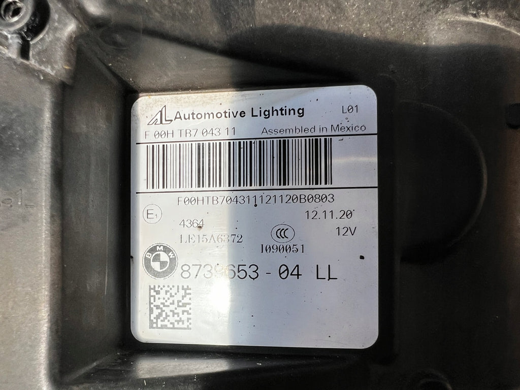 Frontscheinwerfer BMW X3 G01 8739653 LED Links Scheinwerfer Headlight SCH4909023105mb