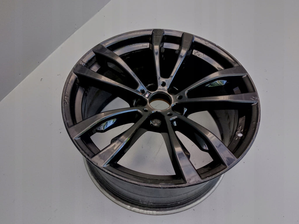 1x Alufelge 20 Zoll 10.0" 5x120 Glanz 7846790 7846791 BMW X5 E70 X6 E71 FEL6098741836kr