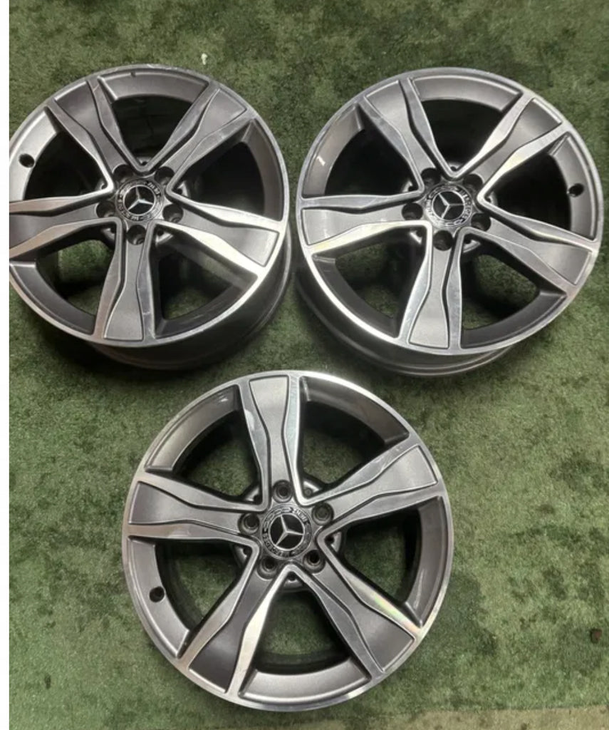 1x Alufelge 17 Zoll 7.0" 5x112 A2054010800 Mercedes-Benz Rim Wheel FEL6105461016mr