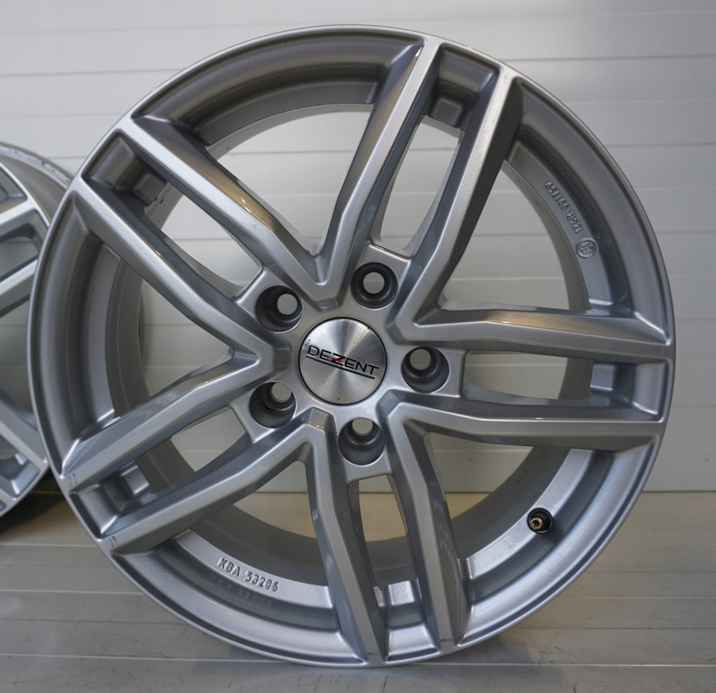4x Alufelge 16 Zoll 6.5" 5x112 41ET Glanz Silber TTRZ8SA41E Rim Wheel FEL5444930038cp