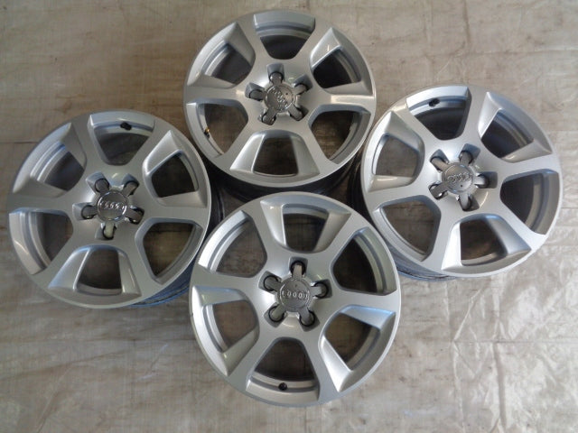 4x Alufelge 16 Zoll 7.5" 5x112 45ET Glanz Silber 8K0601025F Audi A4 B8 Rim Wheel FEL2780382915ho