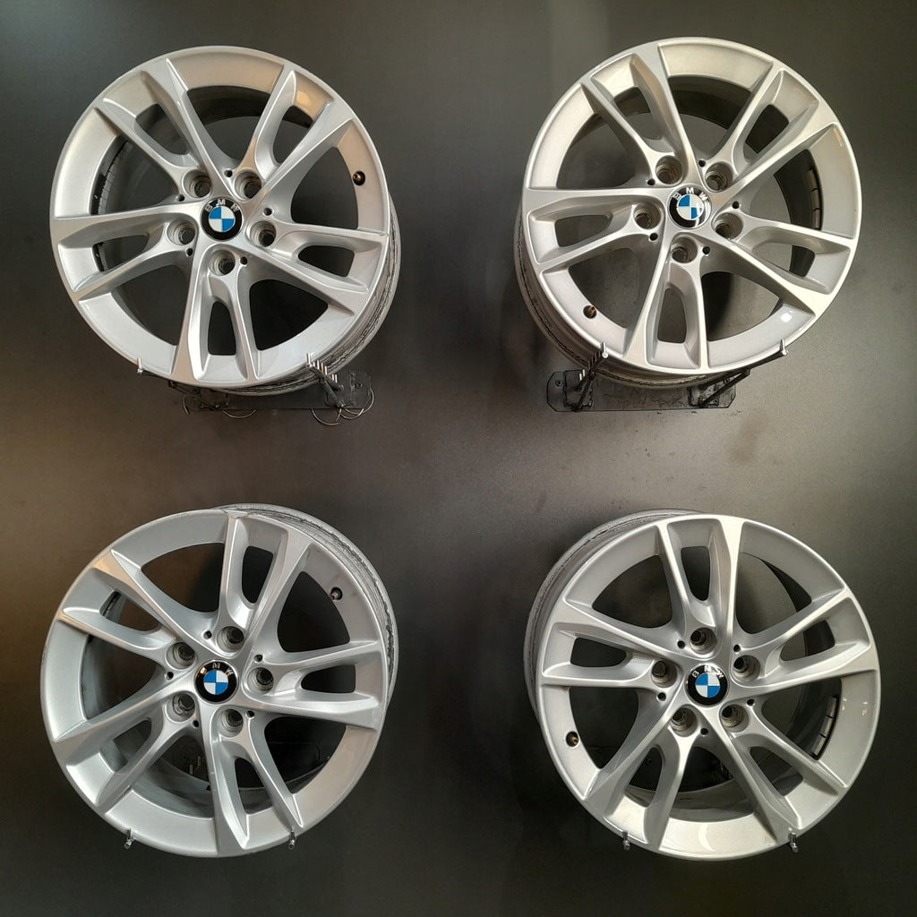 4x Alufelge 16 Zoll 7.0" 5x112 47ET Silber 6855083 BMW 2 F45 F46 Rim Wheel FEL6663163003hl