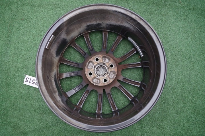 1x Alufelge 17 Zoll 7.0" 4x100 44ET Glanz Schwarz Opel Corsa E D Rim Wheel FEL7515349741in