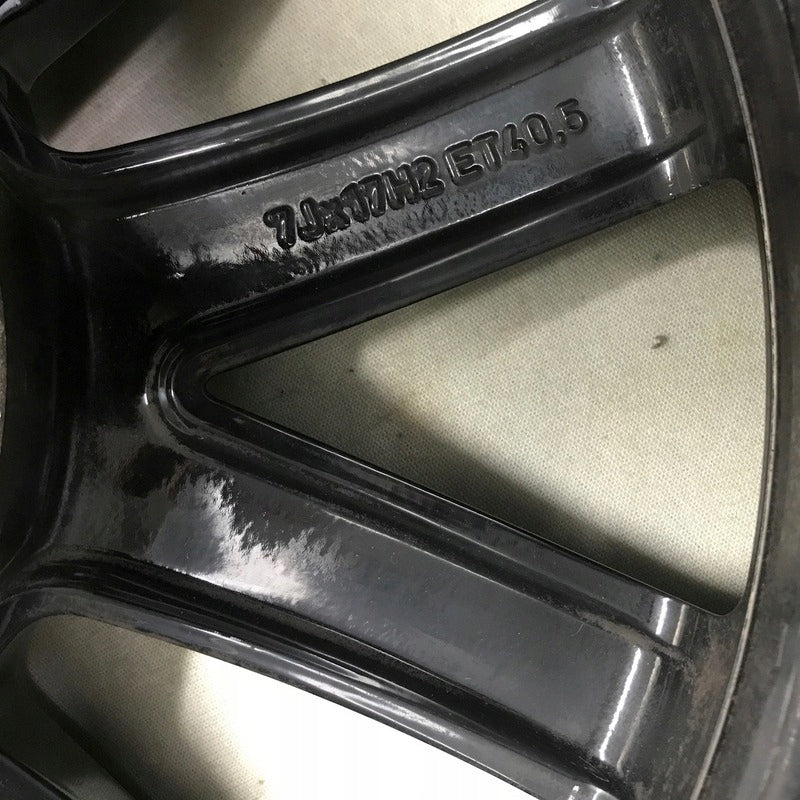 1x Alufelge 17 Zoll 7.0" 5x108 40 5ET Glanz Schwarz 31471310 Volvo S60 V60 Ii