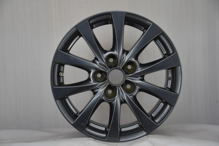 1x Alufelge 16 Zoll 6.5" 5x114.3 45ET Glanz Graphit 9965L56560 Mazda Rim Wheel FEL5775039864so