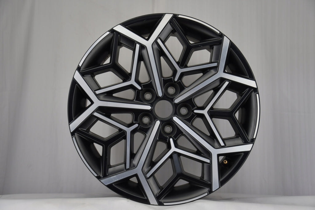 1x Alufelge 19 Zoll 7.5" 5x114.3 55ET Matt Schwarz 52910N7410 Hyundai Tucson FEL3861802330yz