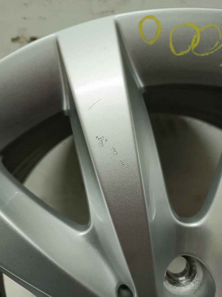 4x Alufelge 16 Zoll 6.5" 5x112 49ET Glanz Silber A2464010202 Mercedes-Benz FEL3433649131wb