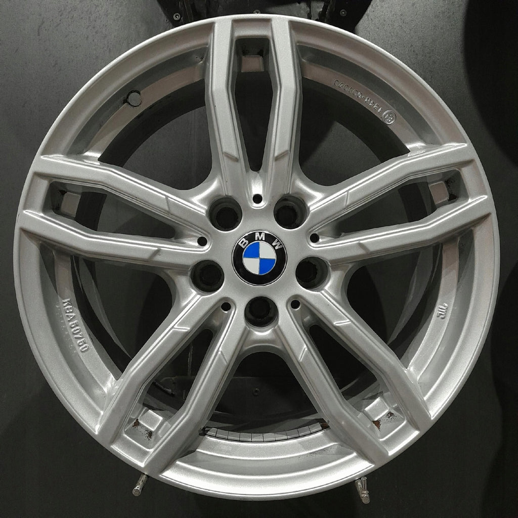 4x Alufelge 17 Zoll 7.5" 5x112 27ET Glanz Silber BMW 3 G21 G20 Rim Wheel FEL1632676844um