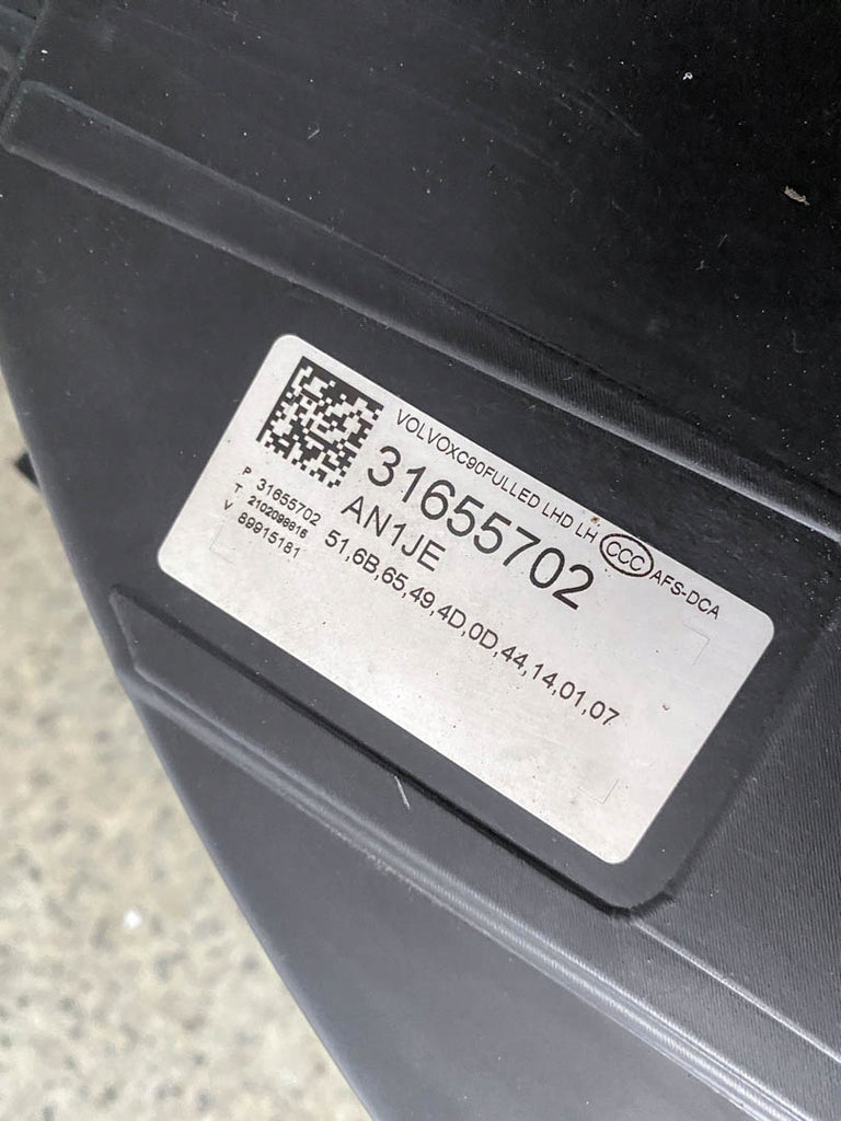 Frontscheinwerfer Volvo Xc90 I 31655702 Full LED Ein Stück (Rechts oder Links)