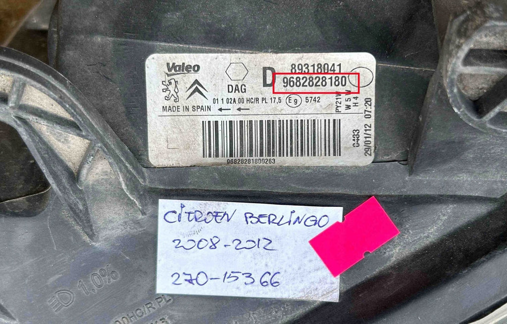 Frontscheinwerfer Citroën Aircross 9682828180 LED Ein Stück (Rechts oder Links)