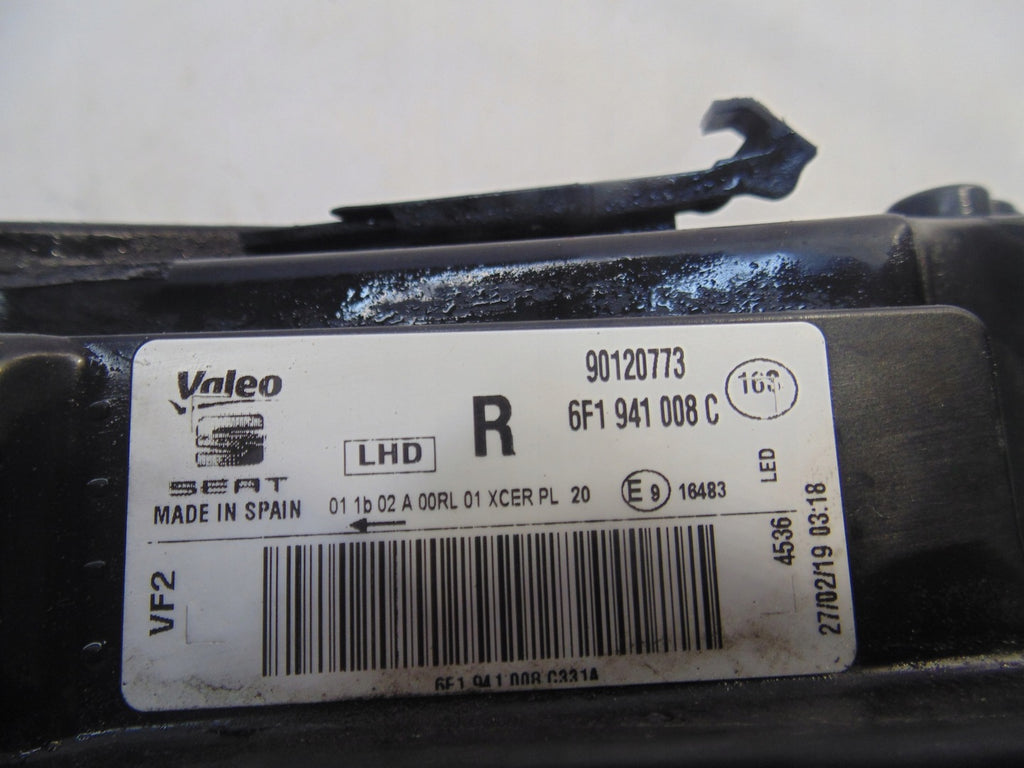 Frontscheinwerfer Seat Ibiza V 6F1941008C Full LED Rechts Scheinwerfer Headlight