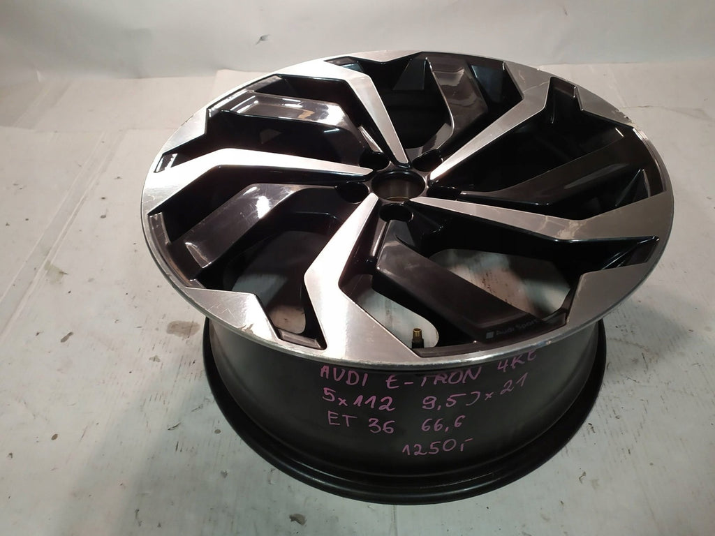 1x Alufelge 21 Zoll 9.5" 5x112 36ET Glanz Graphit 4KE601025 Audi E-Tron Mg FEL2765084567fy