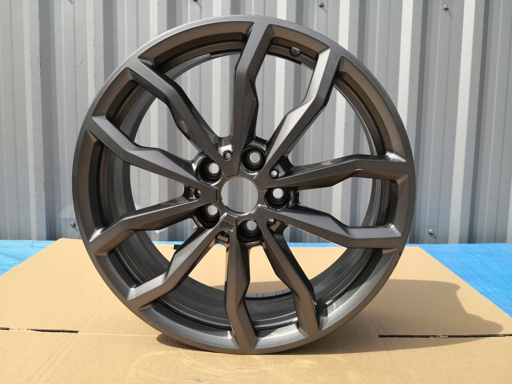 1x Alufelge 18 Zoll 6.5" 5x112 41ET Glanz Graphit 6877550 BMW F39 X1 F48 FEL5375826102jf