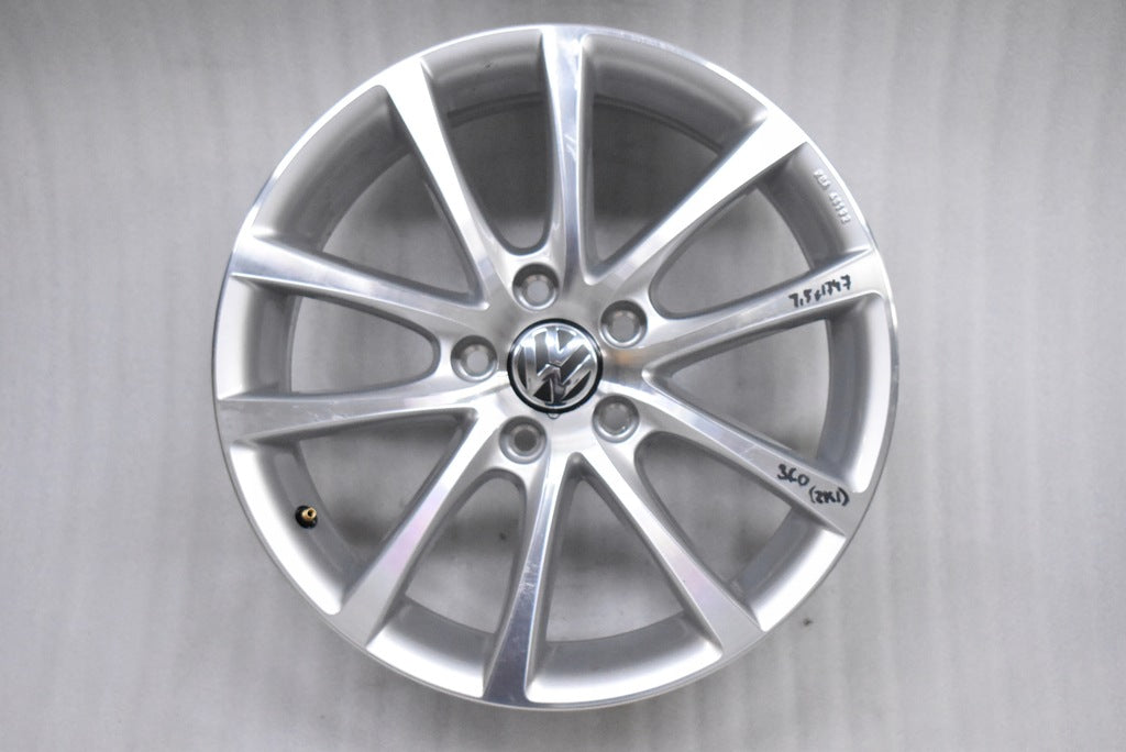 1x Alufelge 17 Zoll 7.5" 5x112 47ET VW Passat Rim Wheel FEL9839030756jj
