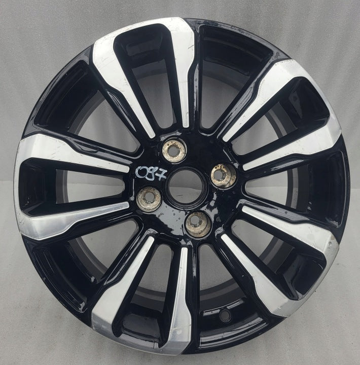 1x Alufelge 16 Zoll 6.5" 4x108 20ET Glanz Schwarz 672044871 Opel Crossland X FEL7989932509mq