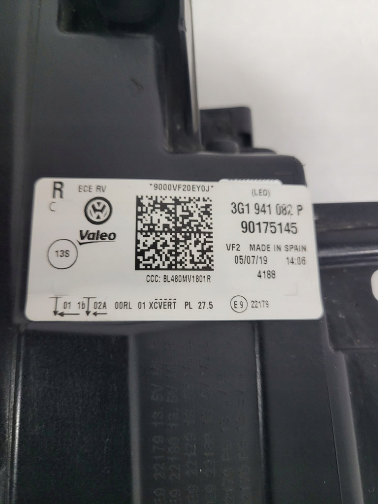 Frontscheinwerfer VW Passat B8 3G1941082P Full LED Rechts Scheinwerfer Headlight