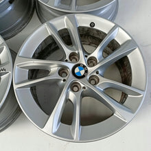 Laden Sie das Bild in den Galerie-Viewer, 4x Alufelge 16 Zoll 7.0" 5x112 47ET Glanz Silber 6855083 BMW 2 F45 1 F40 F46 FEL8286290068ei