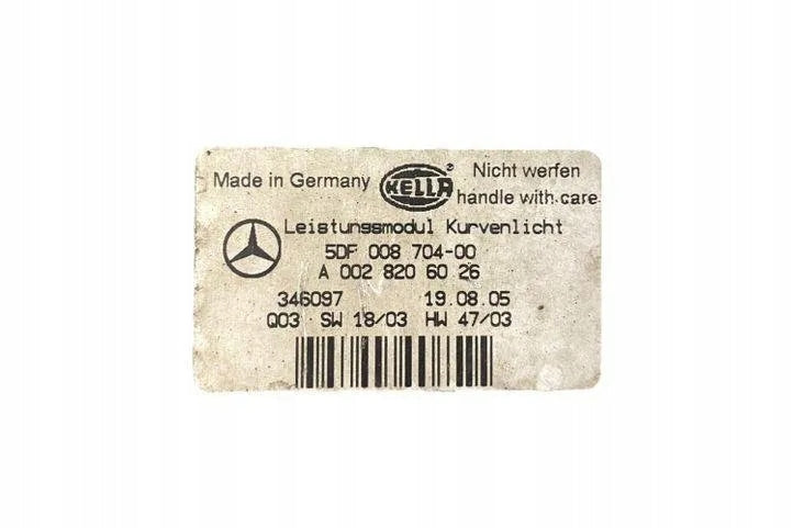Frontscheinwerfer Mercedes-Benz 16156400RE A0028206026 Rechts Headlight SCH9721624127zh