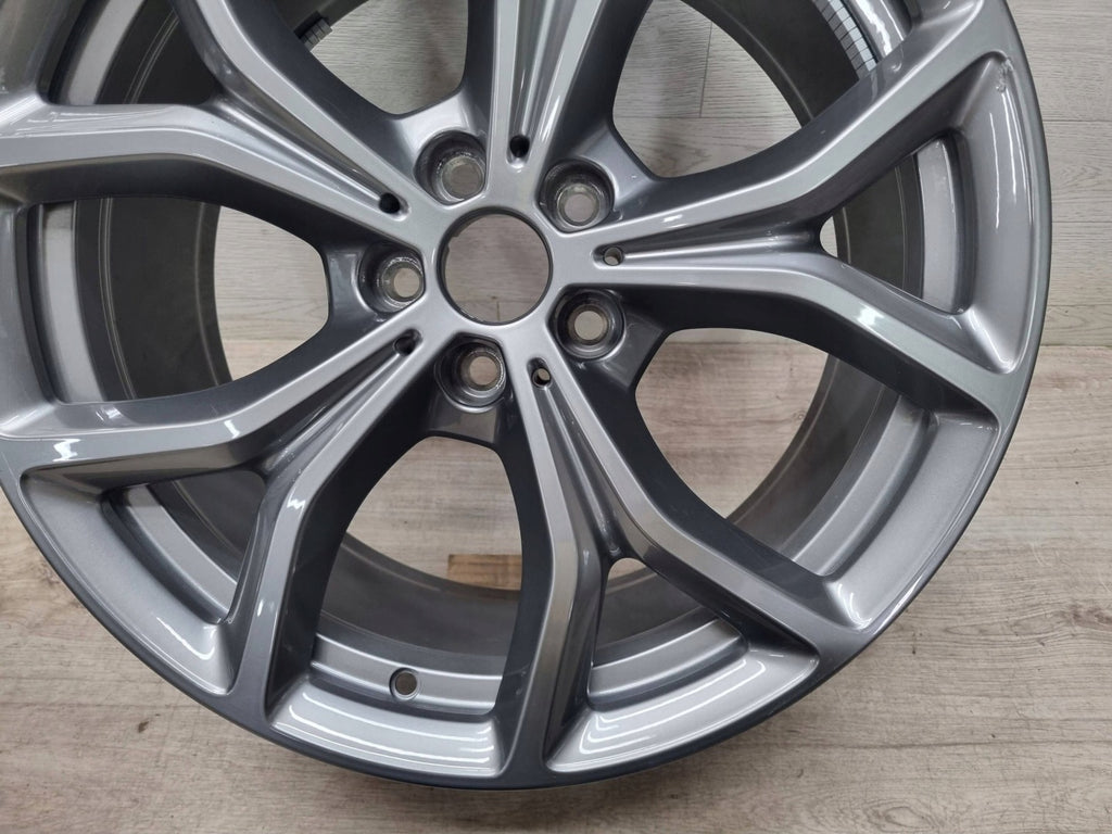 1x Alufelge 19 Zoll 9.0" 5x112 38ET Glanz Grau 6883752 BMW X5 G05 Rim Wheel FEL9030435146dw