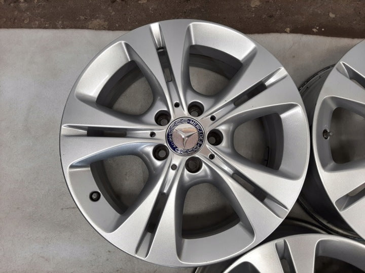 4x Alufelge 17 Zoll 7.0" 5x112 48 5ET A2054014300 Mercedes-Benz W205 Rim Wheel FEL2540894847ja