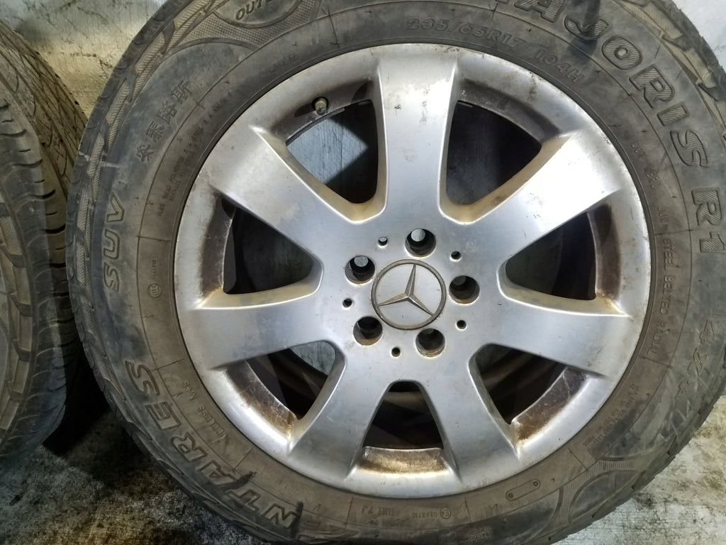 4x Alufelge 17 Zoll 7.5" 5x112 56ET Glanz Silber A2514011002 Mercedes-Benz W164 FEL2017345841yo