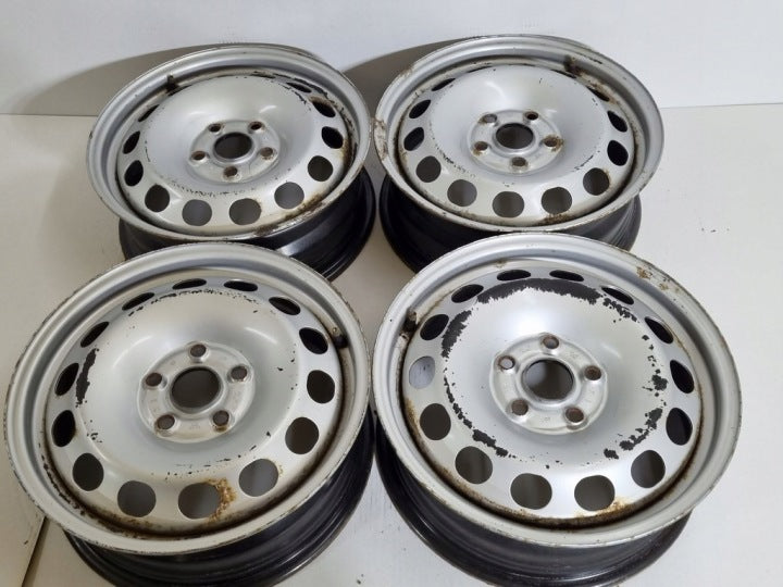 4x Alufelge 16 Zoll 6.0" 5x112 50ET Silber 2K3601027 VW Caddy Rim Wheel FEL6302464488ml