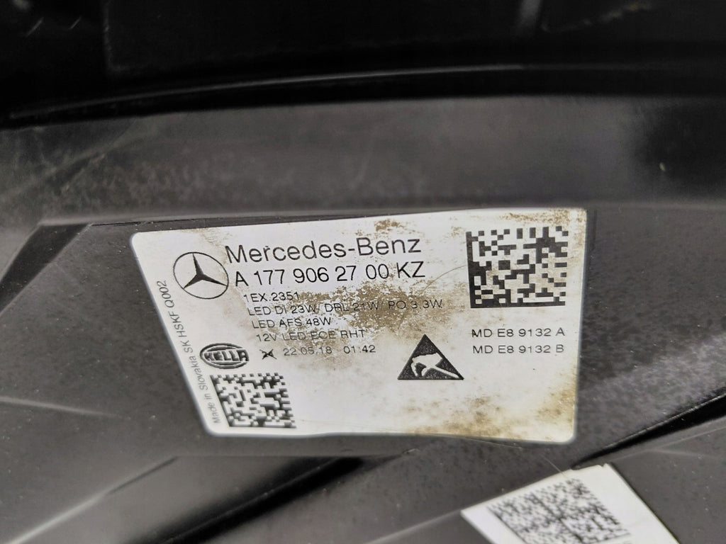 Frontscheinwerfer Mercedes-Benz W177 A1779062700 Links Scheinwerfer Headlight SCH3224305966sg