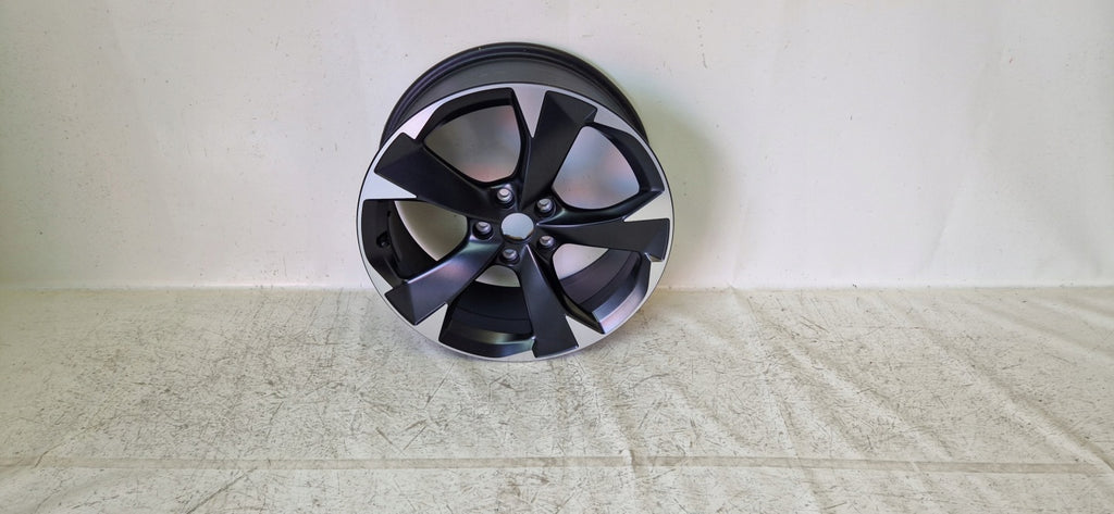 1x Alufelge 18 Zoll 7.5" 5x112 46ET Glanz Schwarz 5FA601025H Seat Leon Rim Wheel FEL5520333154hw