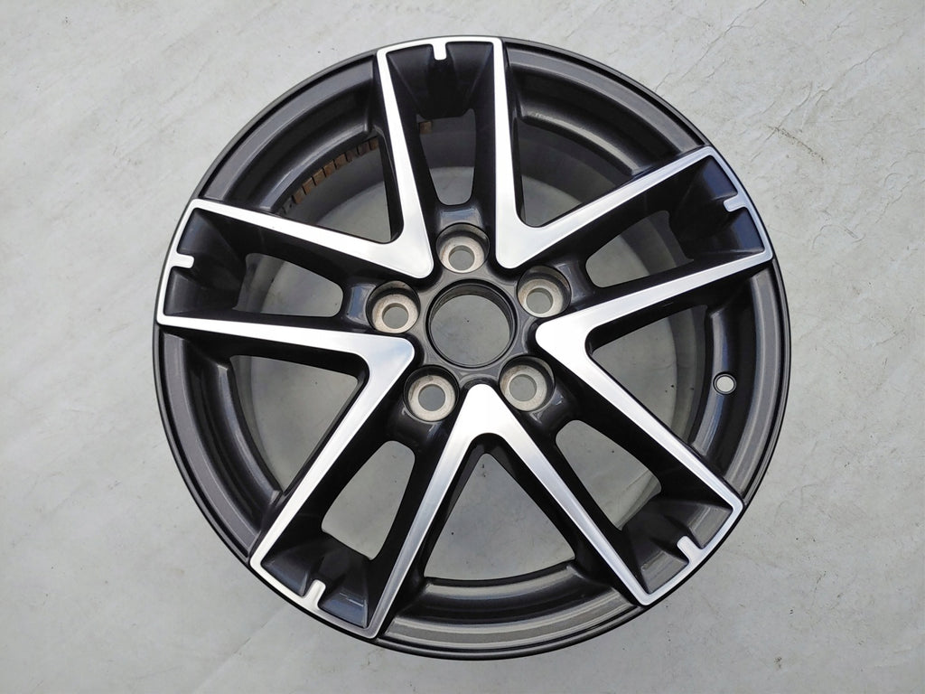 1x Alufelge 16 Zoll 6.5" 5x114.3 45ET Glanz Graphit 42611YY500 Mg Corolla FEL7382789926jh