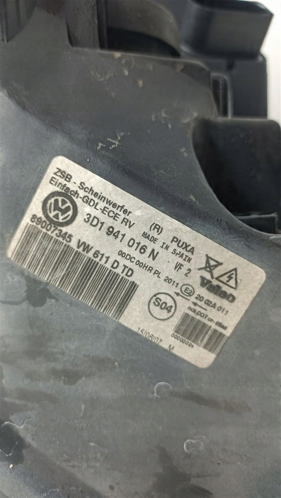 Frontscheinwerfer VW Phaeton 3D1941016N Xenon Rechts Scheinwerfer Headlight