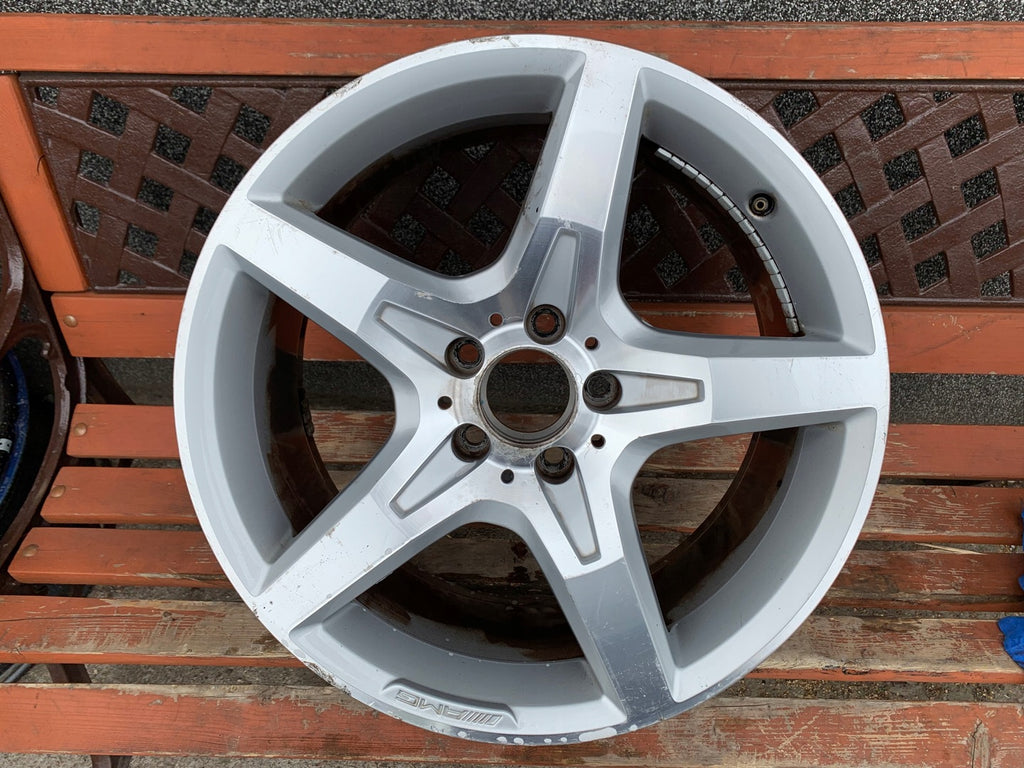 1x Alufelge 18 Zoll 8.5" 5x112 36ET A1724012702 Mercedes-Benz Slk Rim Wheel