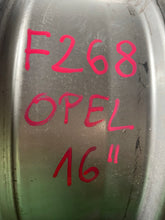 Laden Sie das Bild in den Galerie-Viewer, 1x Alufelge 16 Zoll 6.5" 4x108 20ET Glanz Silber 39007897 Opel Crossland FEL1147946343ln