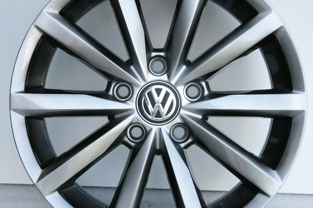 4x Alufelge 16 Zoll 6.5" 5x112 Glanz 5G0601025BQ VW Passat Beetle Touran Jetta FEL3714780751td