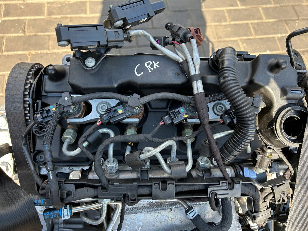 Motor Audi Seat VW A4 A3 Leon Golf VII I CRK 1.6 TDI 121TKm Diesel Komplett