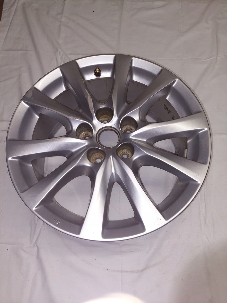 1x Alufelge 17 Zoll 7.5" 5x114.3 50ET Glanz Silber 9965077570 Mazda Rim Wheel