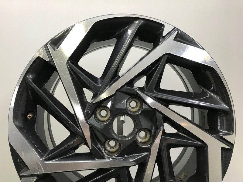 1x Alufelge 17 Zoll 7.0" 4x100 54ET Glanz Graphit 52910-Q0300 Hyundai Mg FEL3678021103pd