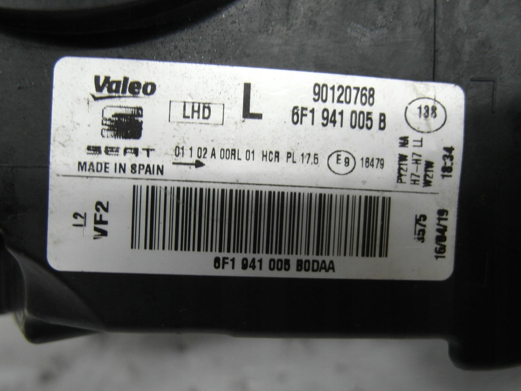 Frontscheinwerfer Seat Ibiza 6F1941005B Links Scheinwerfer Headlight