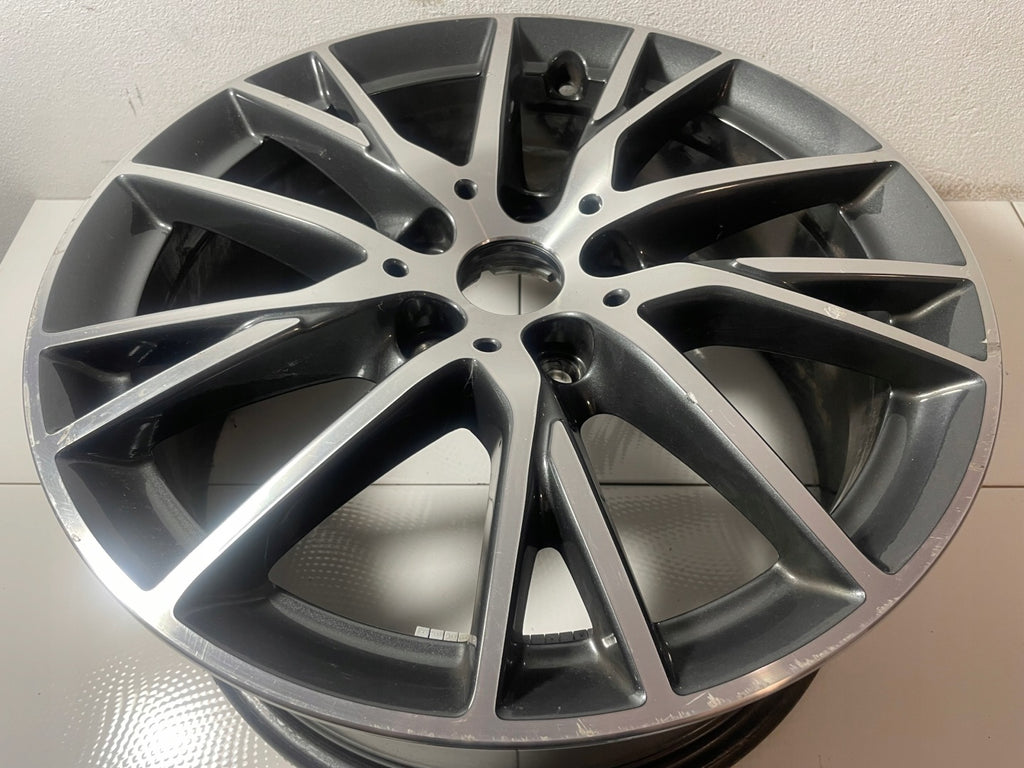 1x Alufelge 17 Zoll 7.0" 5x112 47ET Glanz Grau 7849122 BMW Mg Rim Wheel FEL6743932182oe