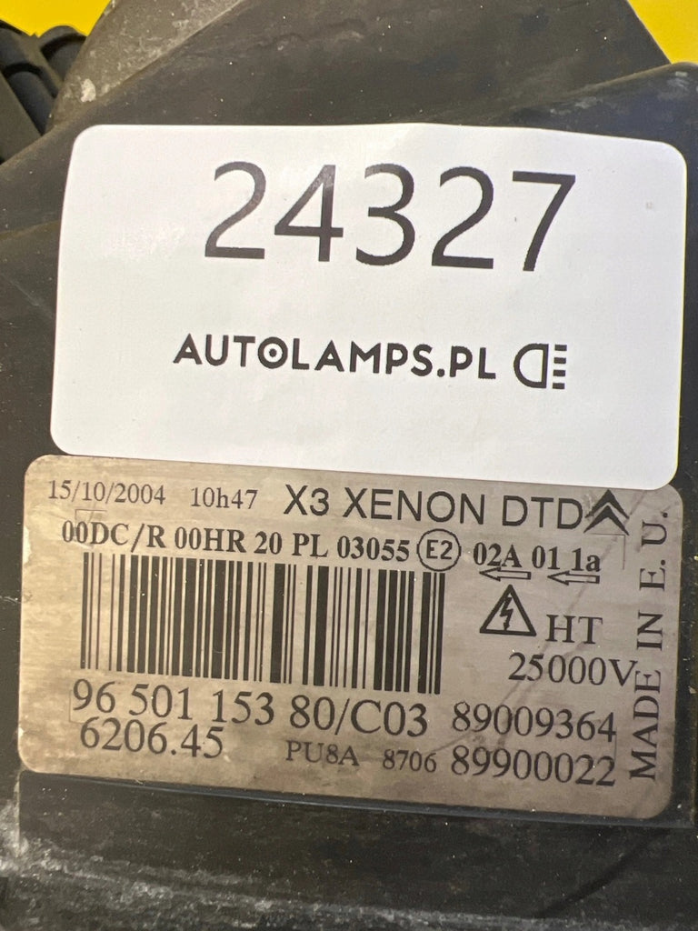 Frontscheinwerfer Citroën C5 I 965015380 Xenon Rechts Scheinwerfer Headlight