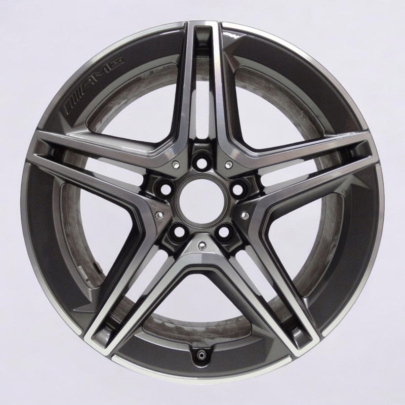 1x Alufelge 18 Zoll 7.5" 5x112 49ET Glanz Schwarz A1774011500 Mercedes-Benz W177