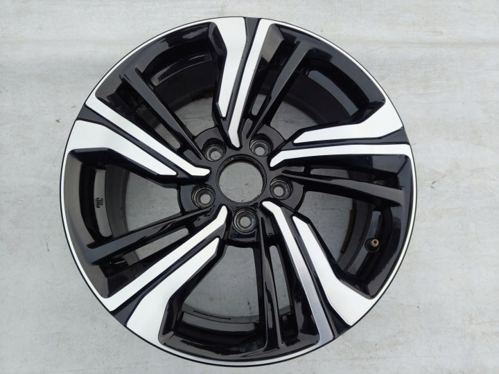 1x Alufelge 17 Zoll 7.0" 5x114.3 45ET Glanz Schwarz TBA17070 Honda Civic Ix FEL7041948435fe