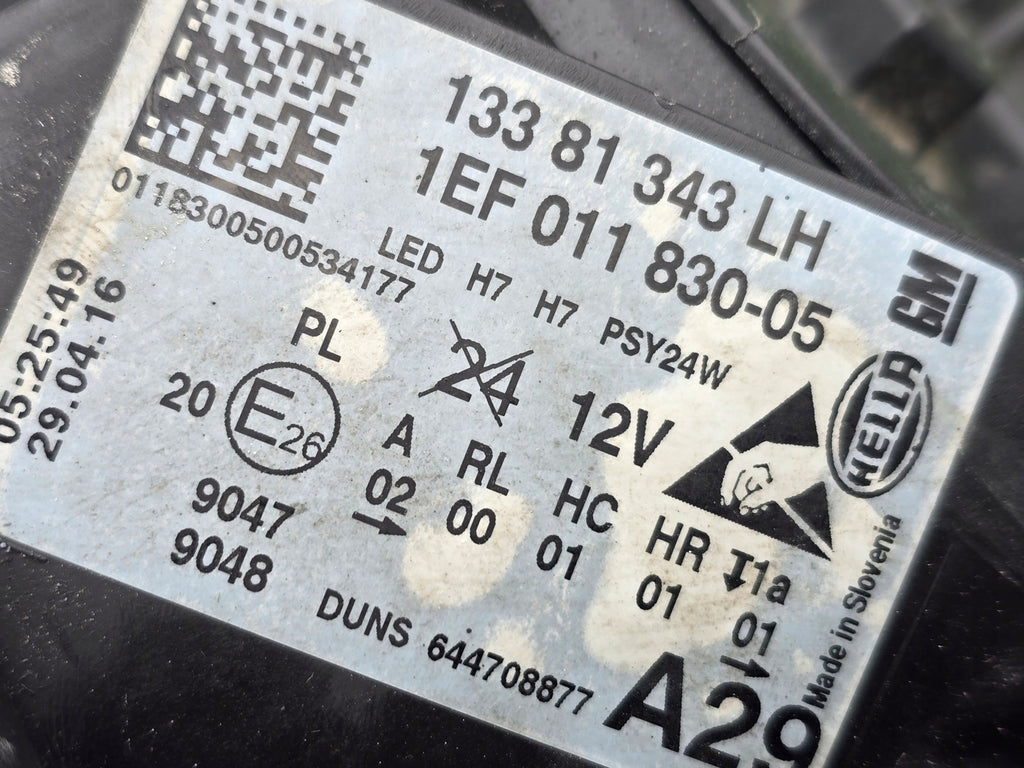 Frontscheinwerfer Opel Corsa E 1EF011830-05 LED Links Scheinwerfer Headlight SCH7748134333ol