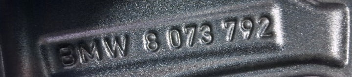 1x Alufelge 20 Zoll 9.5" 5x112 43ET Glanz Graphit 8073792 BMW Rim Wheel FEL4656931435bl