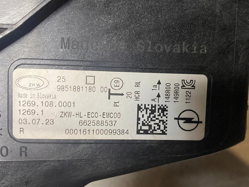 Frontscheinwerfer Opel Astra L 9851881180 662588537 Full LED FALSE Headlight SCH2767503647bi