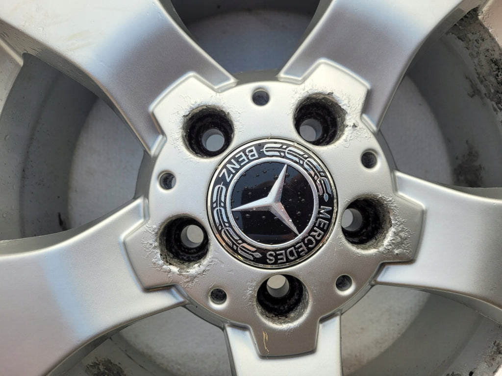 4x Alufelge 17 Zoll 7.5" 5x112 47 5ET Glanz Silber A2044013602 Mercedes-Benz FEL7181462946tk