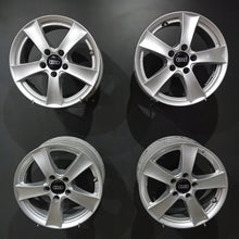 Load image into Gallery viewer, 4x Alufelge 16 Zoll 6.5" 5x112 38ET Glanz Silber Audi Rim Wheel FEL8313133321gr