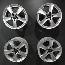 Laden Sie das Bild in den Galerie-Viewer, 4x Alufelge 16 Zoll 6.5" 5x112 38ET Glanz Silber Audi Rim Wheel FEL8313133321gr