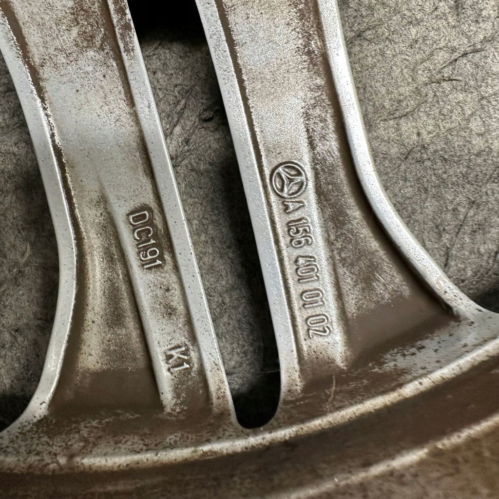 4x Alufelge 18 Zoll 7.0" 5x112 46ET Glanz Silber A1564010102 Mercedes-Benz Gla FEL7210991592sn